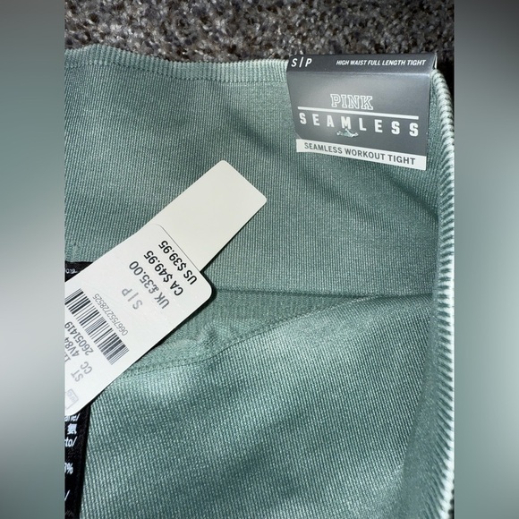 Pink seamless workout tight legging - Picture 3 of 5